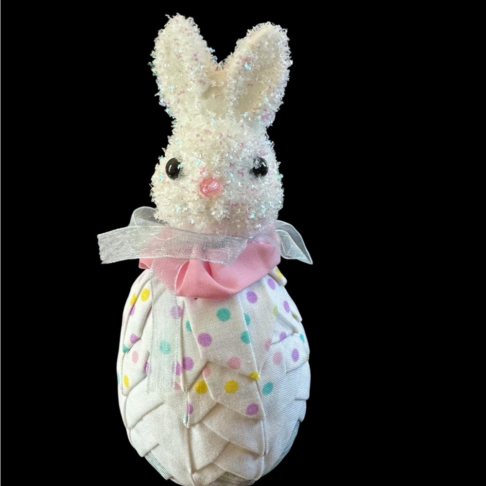 Handcrafted Easter Bunny Egg Decor